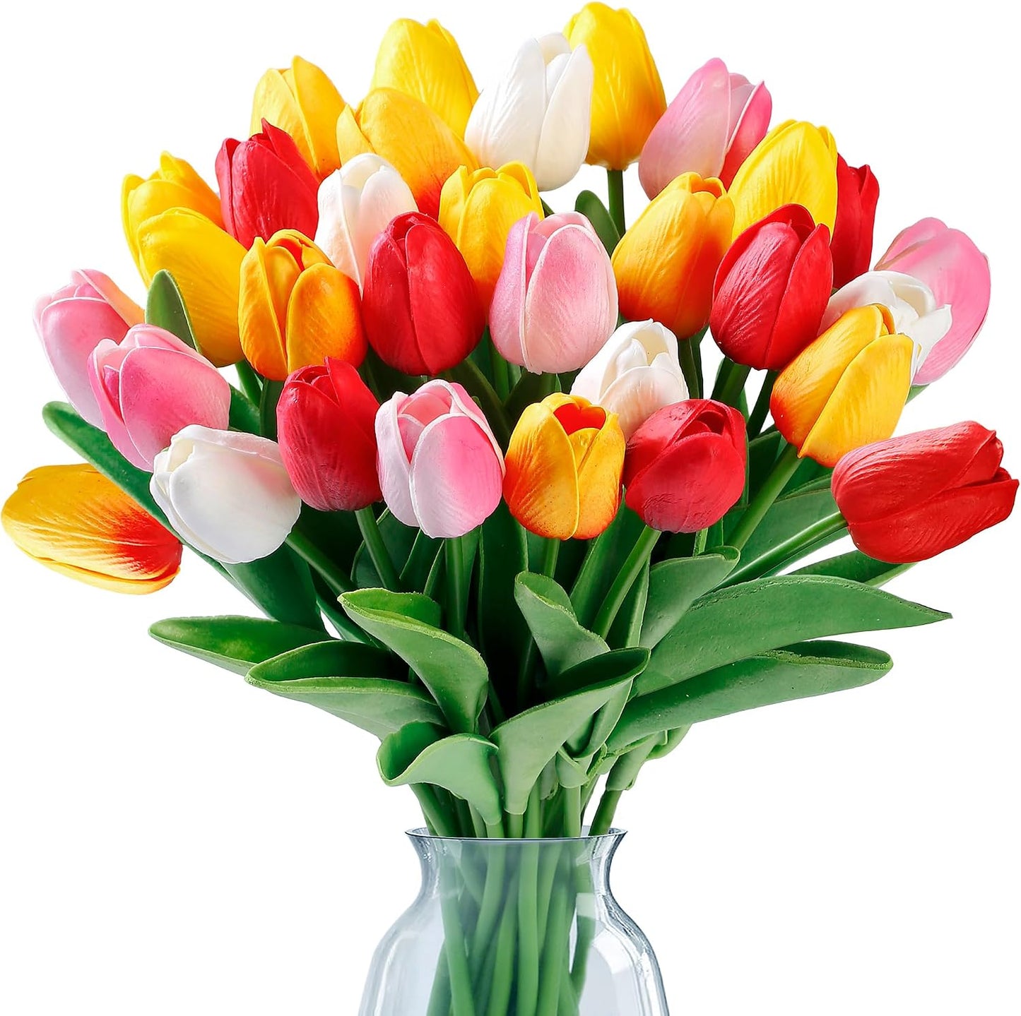 Artificial tulip flowers (10 pcs)