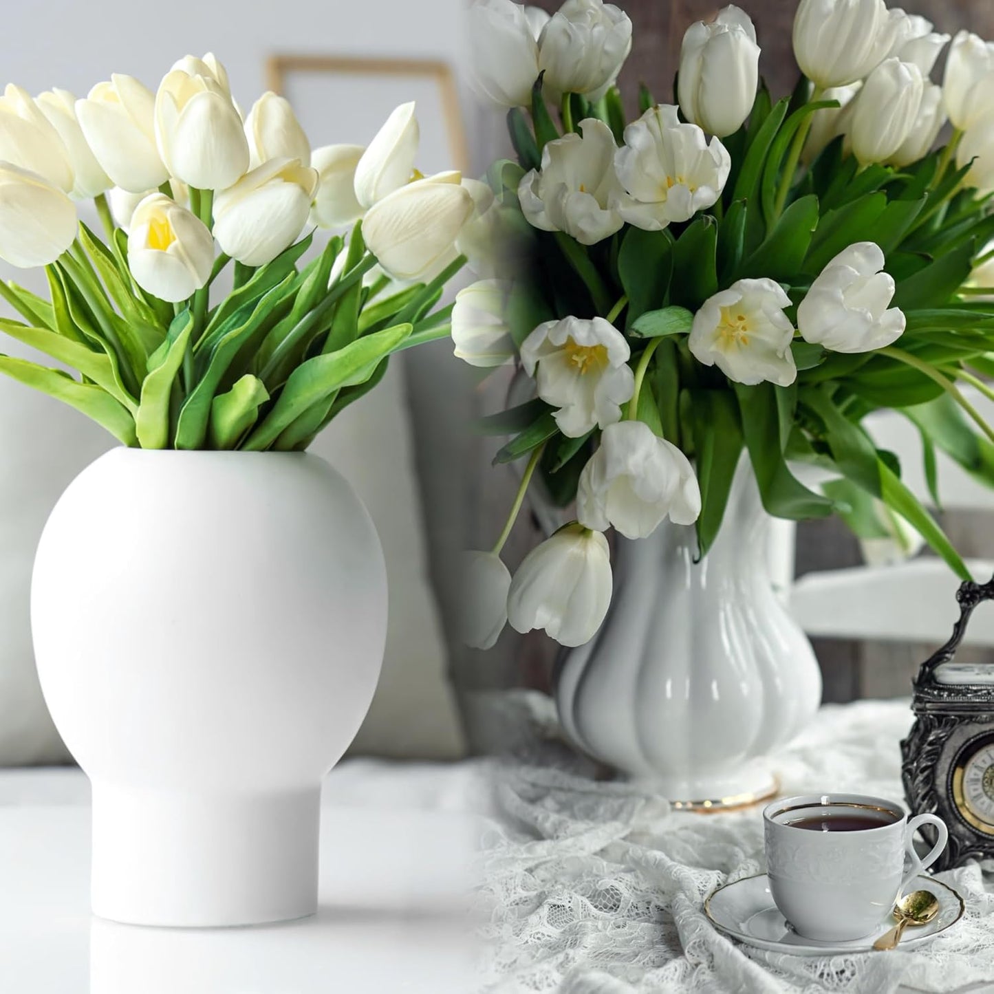 Artificial tulip flowers (10 pcs)