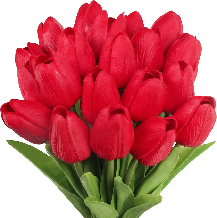 Artificial tulip flowers (10 pcs)