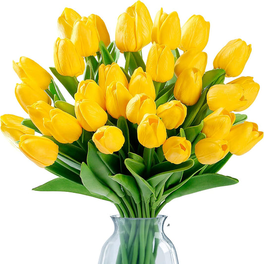 Artificial tulip flowers (10 pcs)