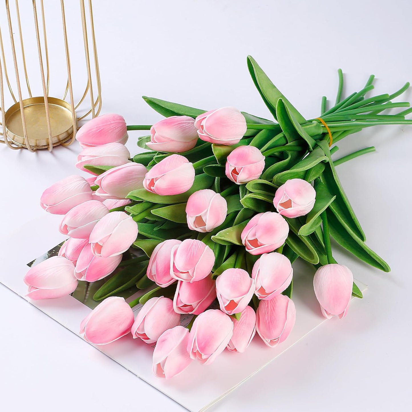 Artificial tulip flowers (10 pcs)